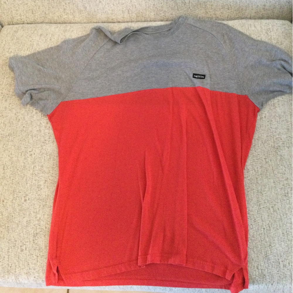 Flag nor fail red and gray shirt XXL